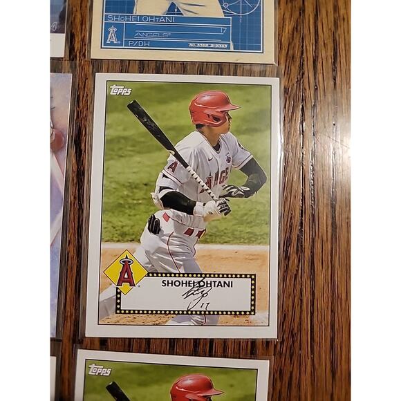 Shohei Ohtani Baseball Card Lot of 9 Cards Los Angeles Angels Dodgers Topps - Picture 7 of 12